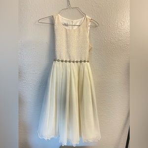 Dress light beige, size 10